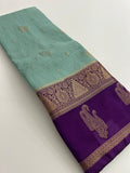 Semi Mysore Silk Saree-JU31
