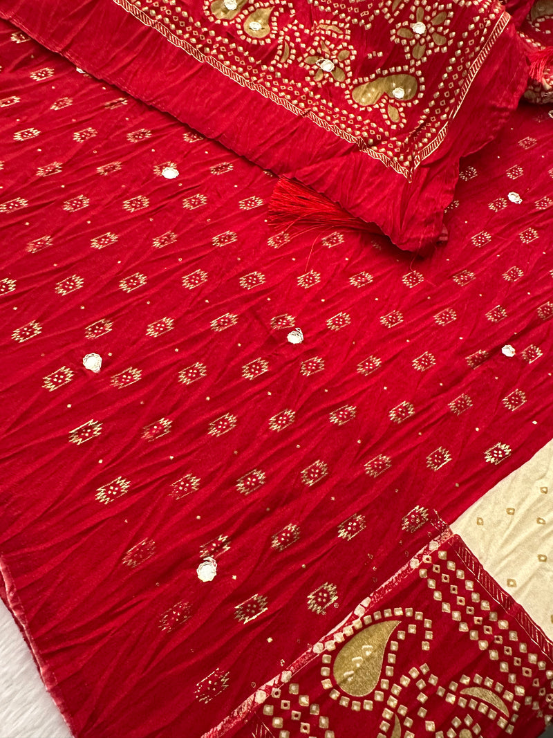 Crush Patola Fancy Saree-JU5
