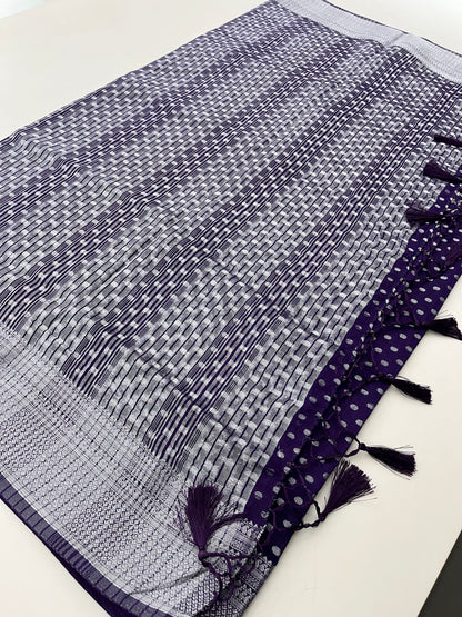 Dola Silk Silver Butties