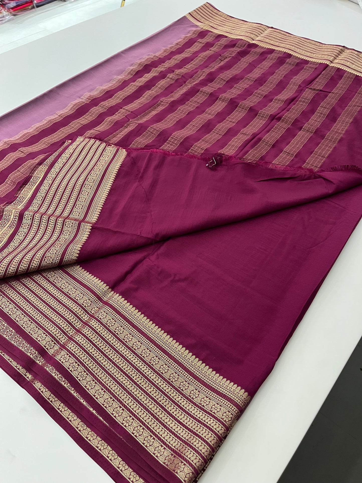 151 ✨✨SEMI CRAPE MYSORE SILK ✨✨