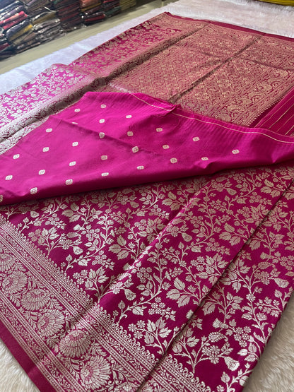 Tussar Silver Brocade