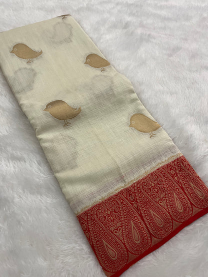 Crape Sparrow Buttas Fancy -F8