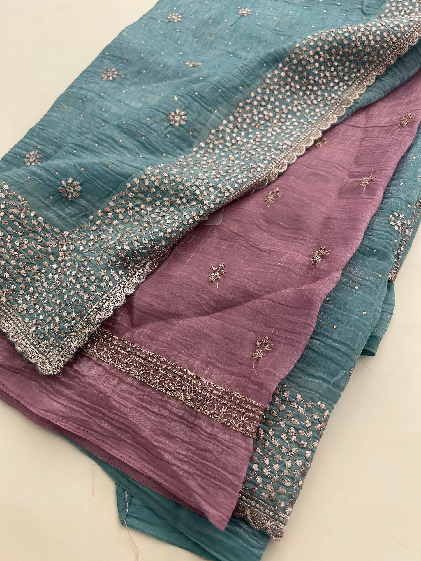 Organza Work Saree-M30