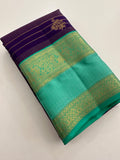 Self Kanchi Silk Sarees🌹-AU14