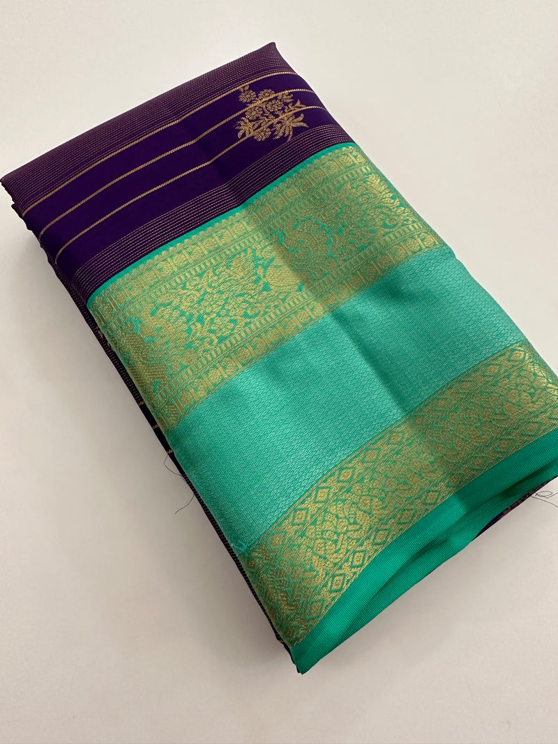 Self Kanchi Silk Sarees🌹-AU14