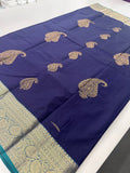 Semi Kanchi Silk Saree-JU16