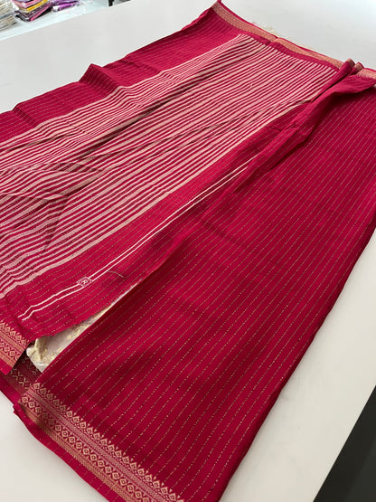 Tussar Zari Lines
