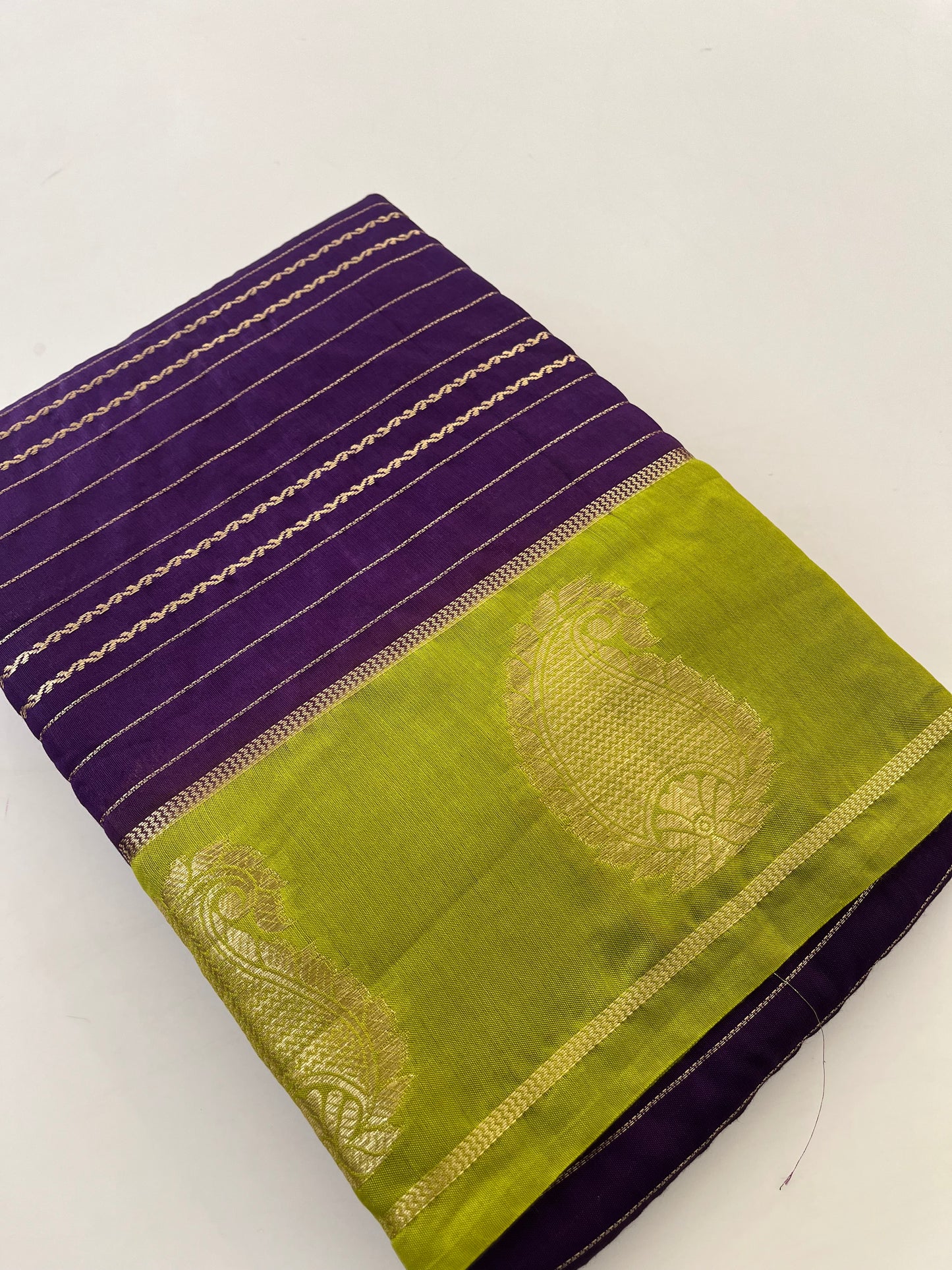 Semi Mysore silk new design