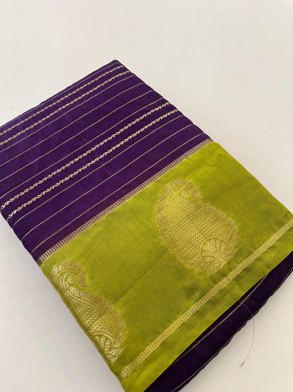 Semi Mysore silk new design