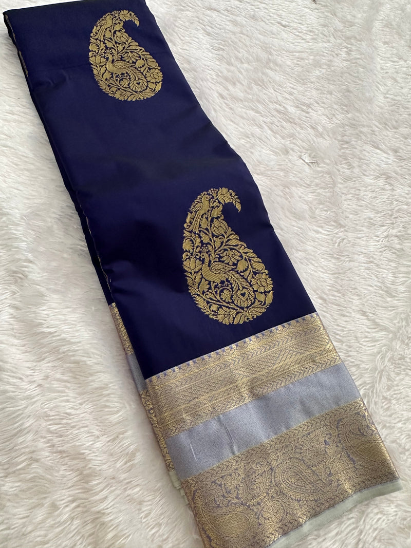 Semi Kanchi Silk Saree-(Ju2)
