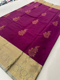 Semi Kanchi Silk Saree-J30