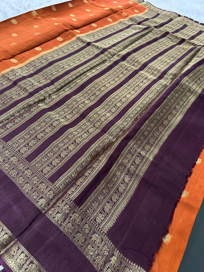 Tussar Viscose Fancy Saree-M19