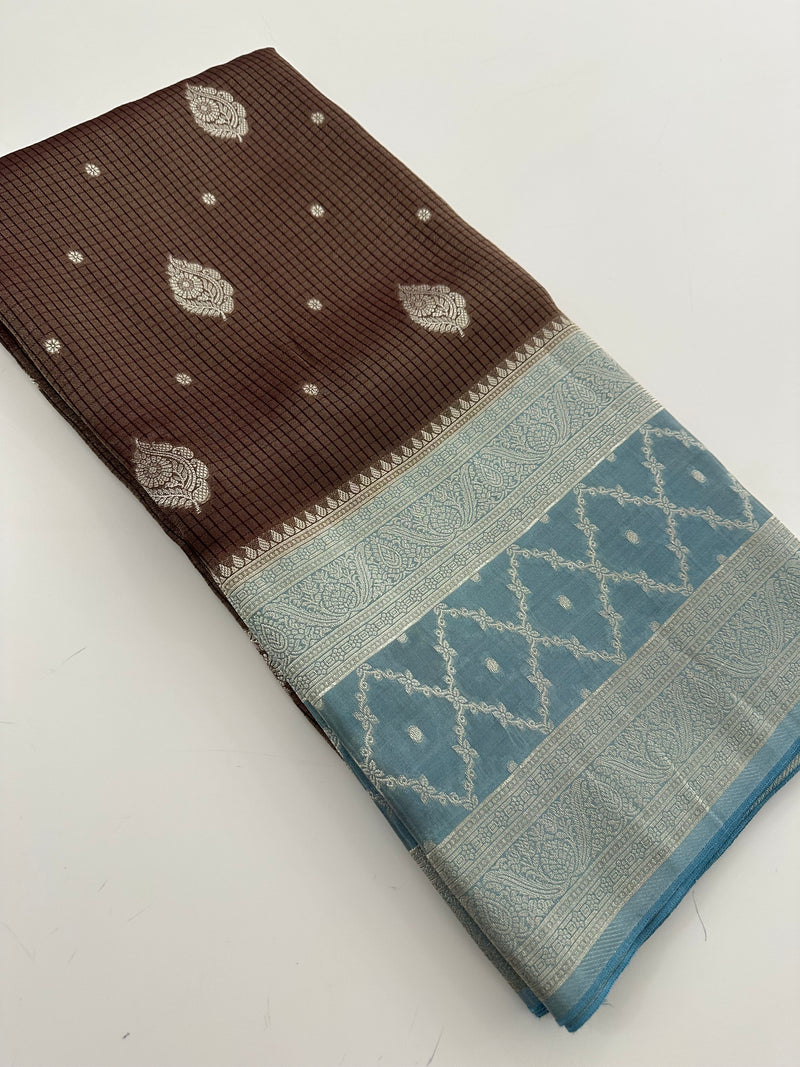 Crape Viscose Fancy Sarees-AU4