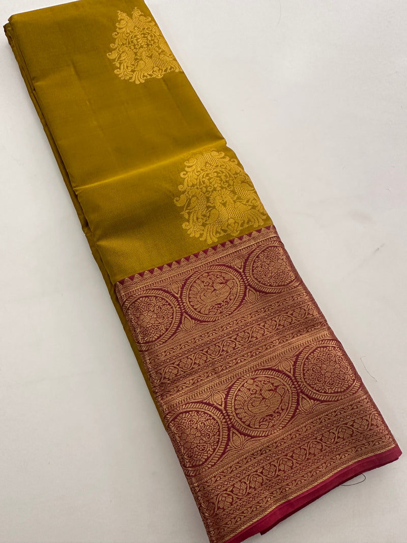 Semi Kanchi Silk Saree-J24