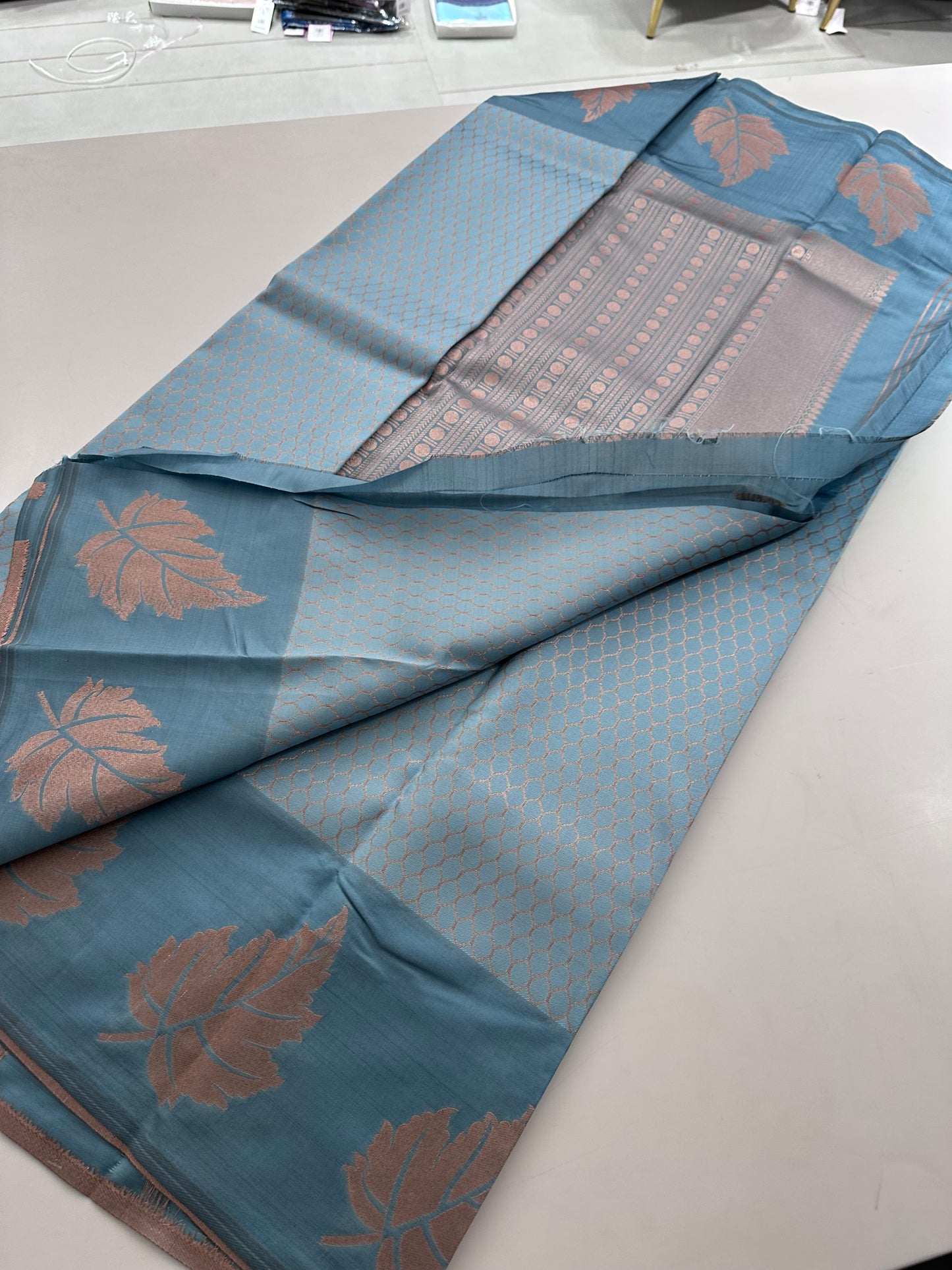 1410 Valkalam Silk Semi Silk