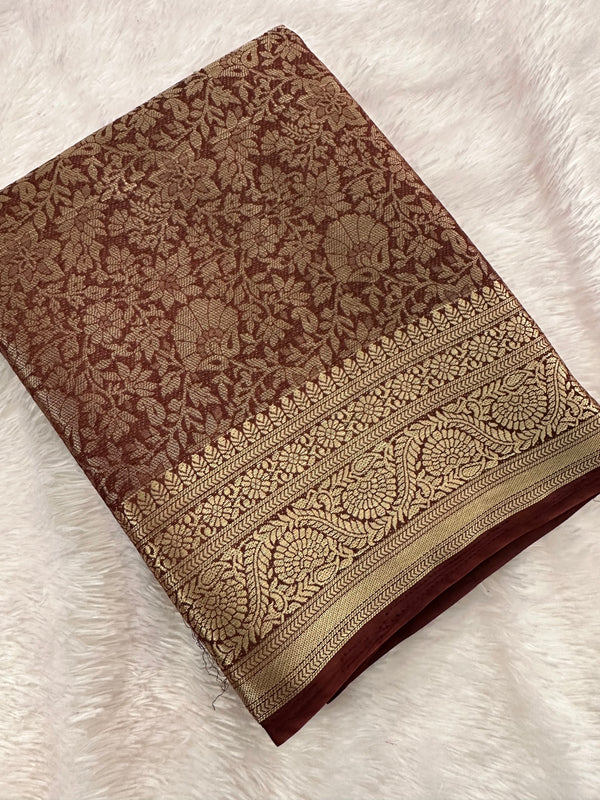 Banarsi Georgette Brocade-JU8