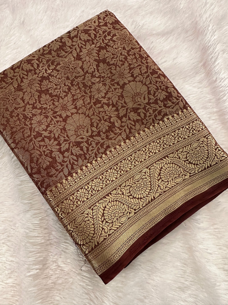 Banarsi Georgette Brocade-JU8