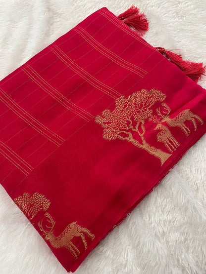 Banarsi Crape Silk-M9