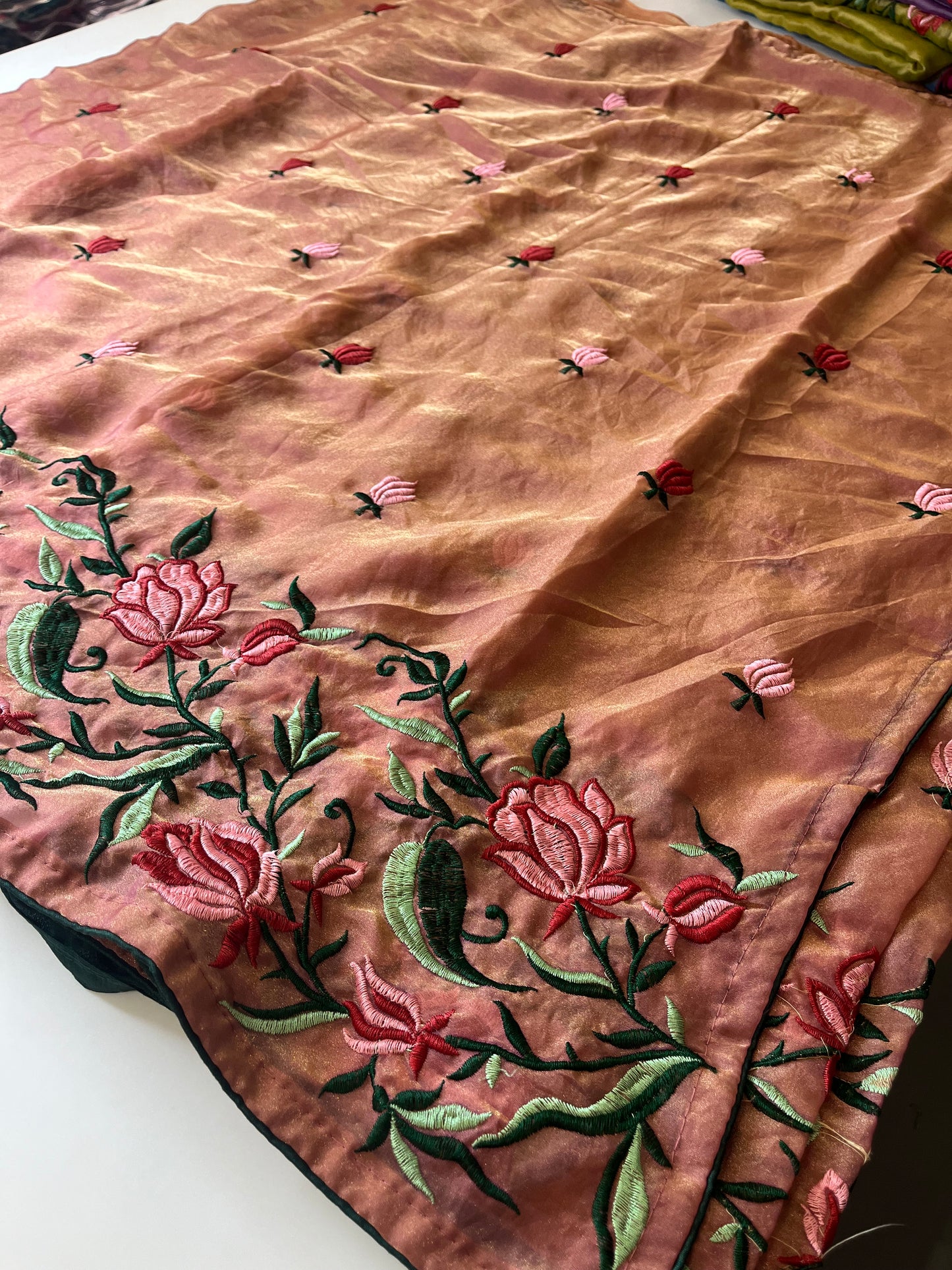 Designer Simmer Fancy Saree