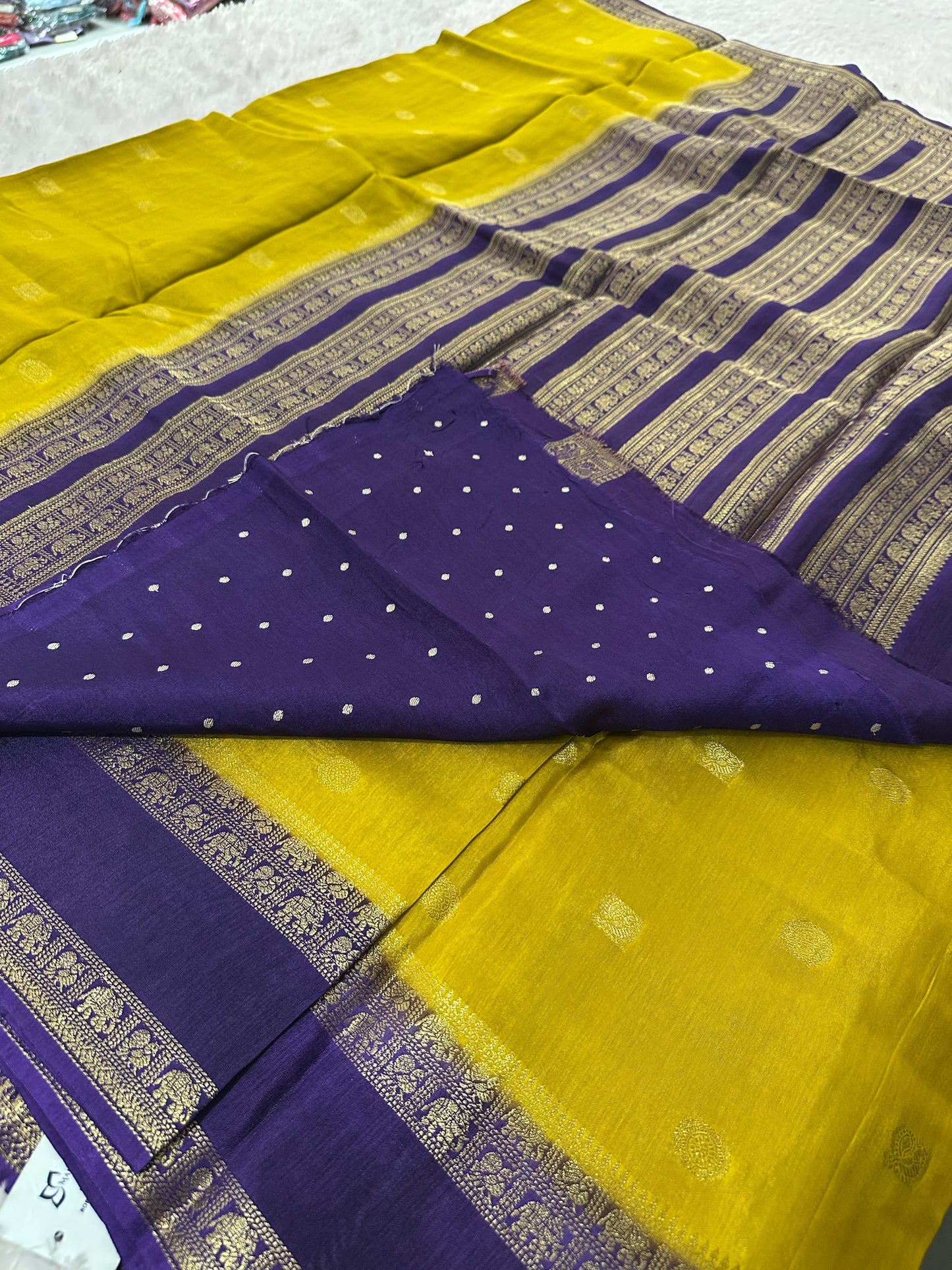 Tussar Viscose Fancy Saree-M19