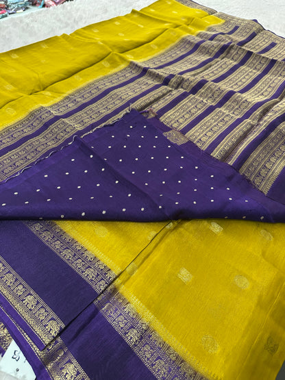 Tussar Viscose Fancy Saree-M19