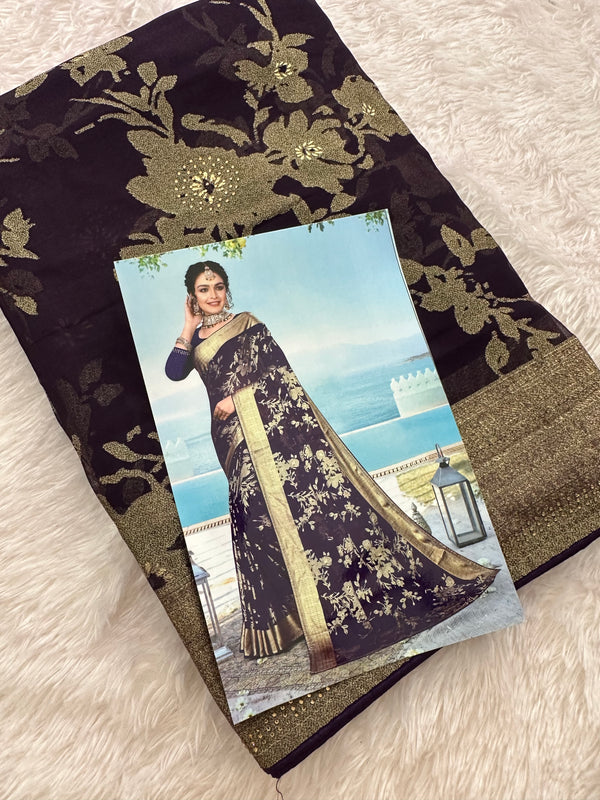 Brosso Fancy Saree New-JU3