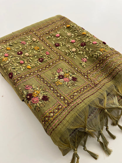 Linen Embroidery Fancy