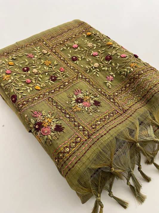 Linen Embroidery Fancy