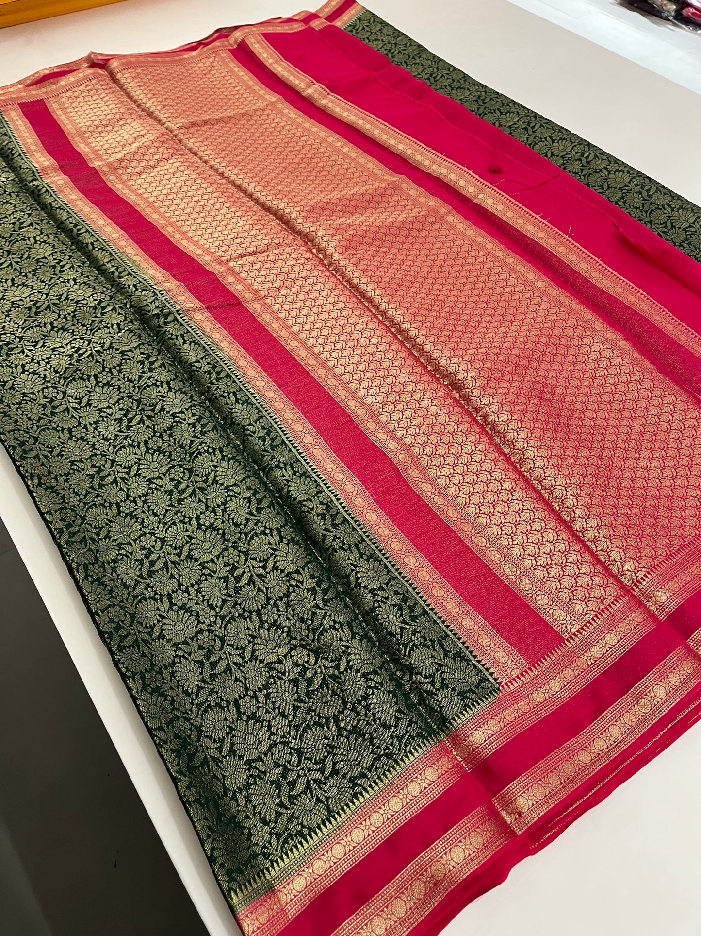 Brocade Banarasi soft silk