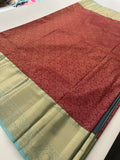 Kanchi Semi Silk Tissue Brocade-JU10