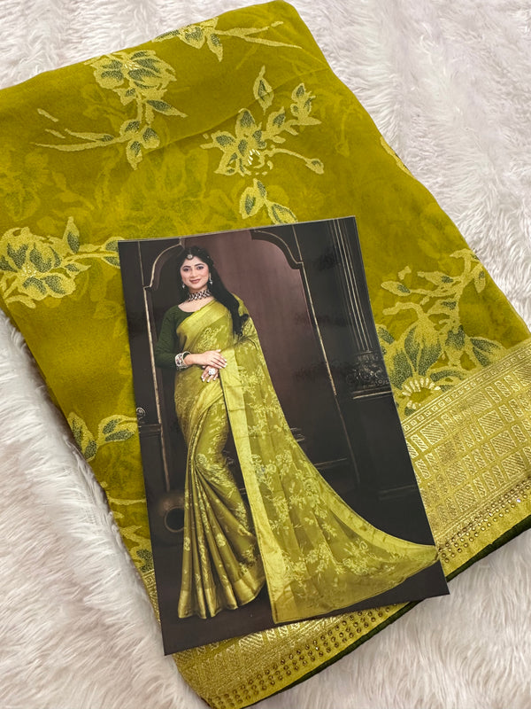 Brosso Fancy Saree New-JU3
