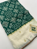 Patola Stone Work Fancy Saree-J30