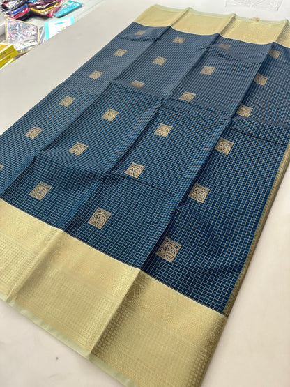 Semi Kanchi/Vegan Silk Saree-11