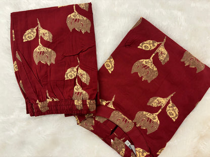 Cotton Co Ords Top & Bottom