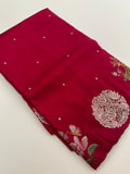 ButterSilk Tussar Sarees are back in stock🌹
Comes with aari work and scallop style borders and cutwork buttas🌹-JU18
