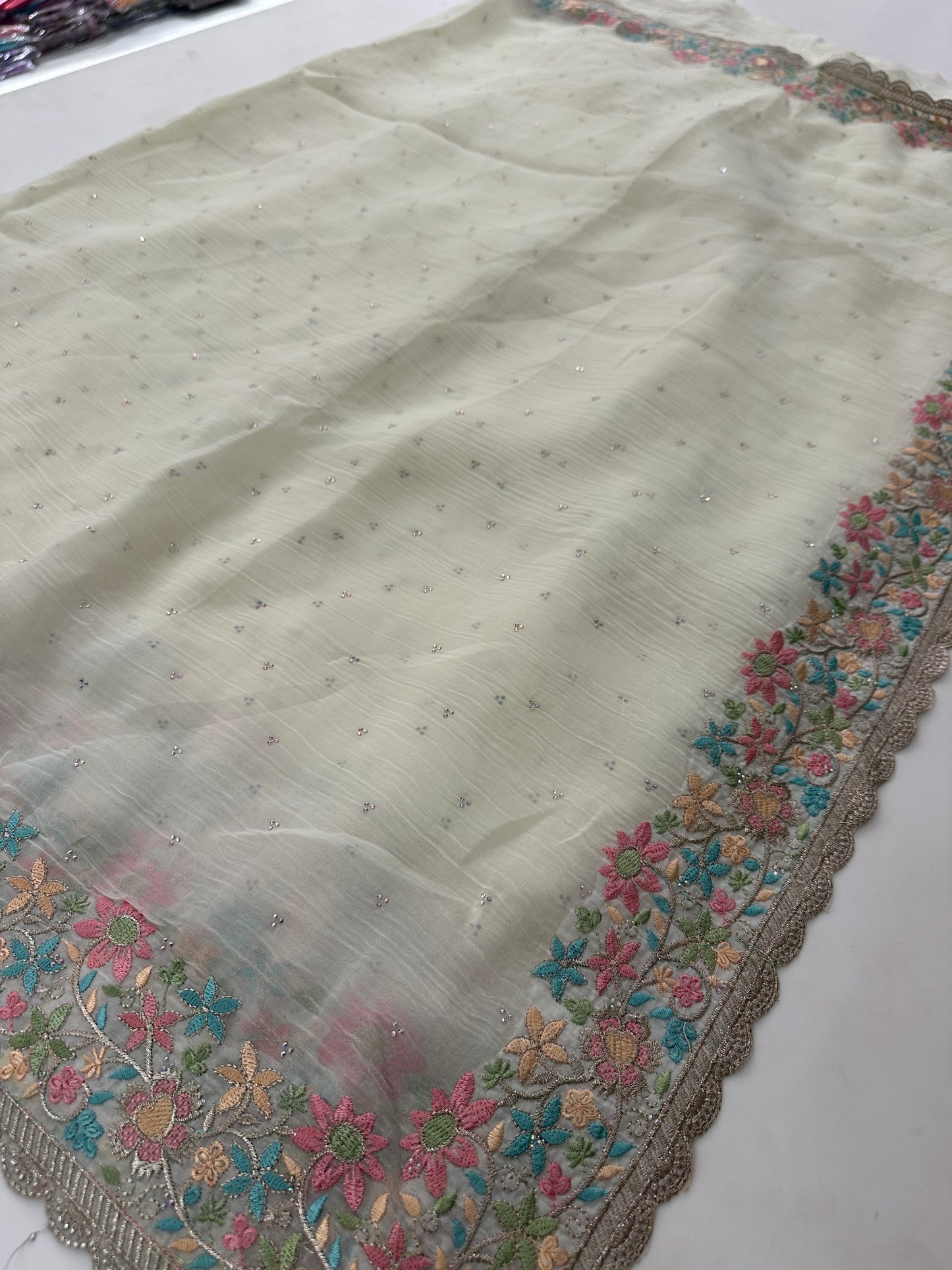 Organza Work Saree-M30