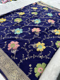 Banarasi Fancy Crape Saree -M19