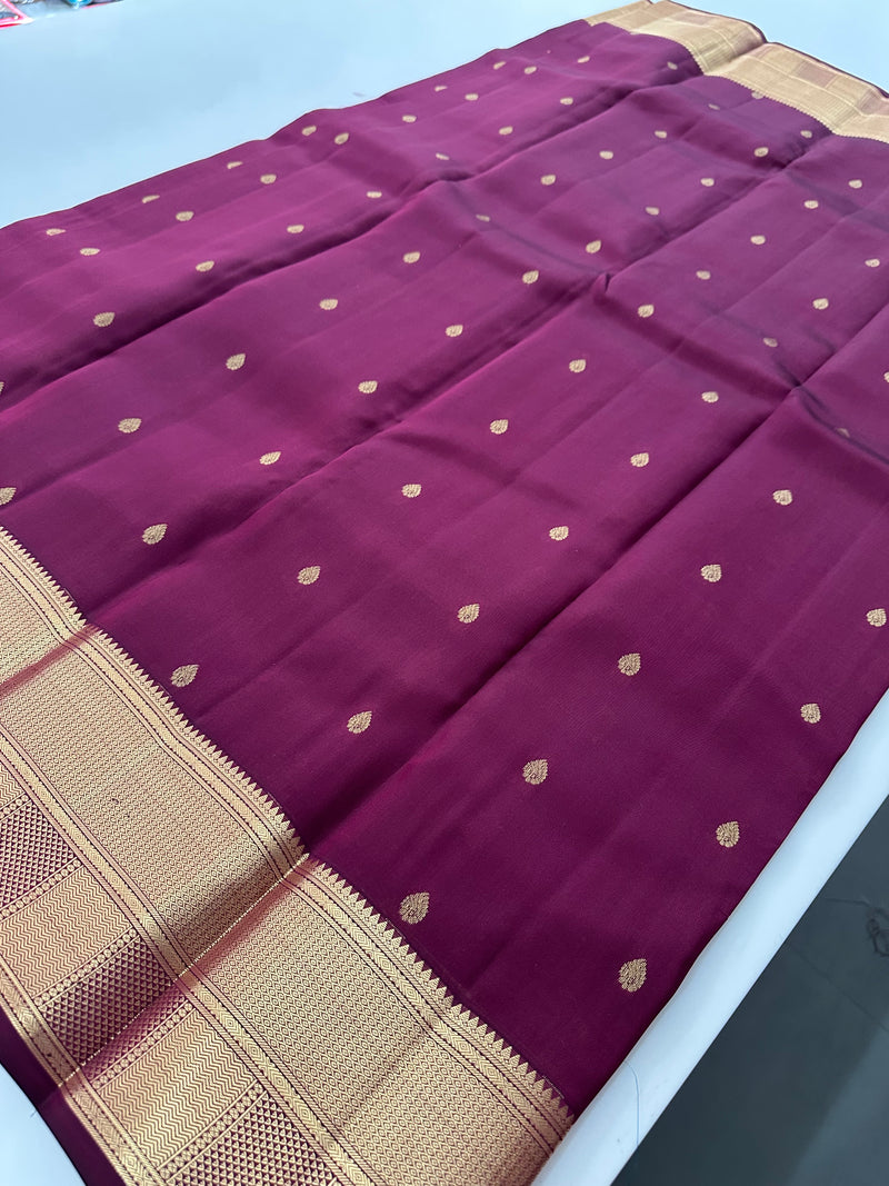 Self Kanchi Silk Sarees🌹