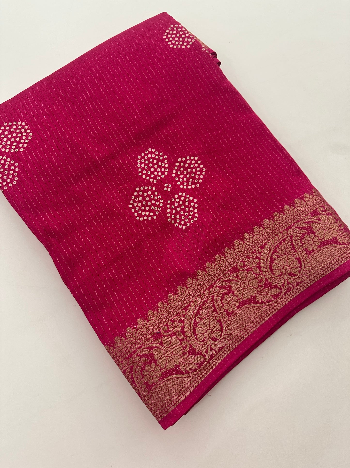 Tussar Chiffons Lines-J13