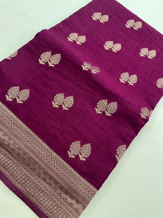 Linen Fancy Saree