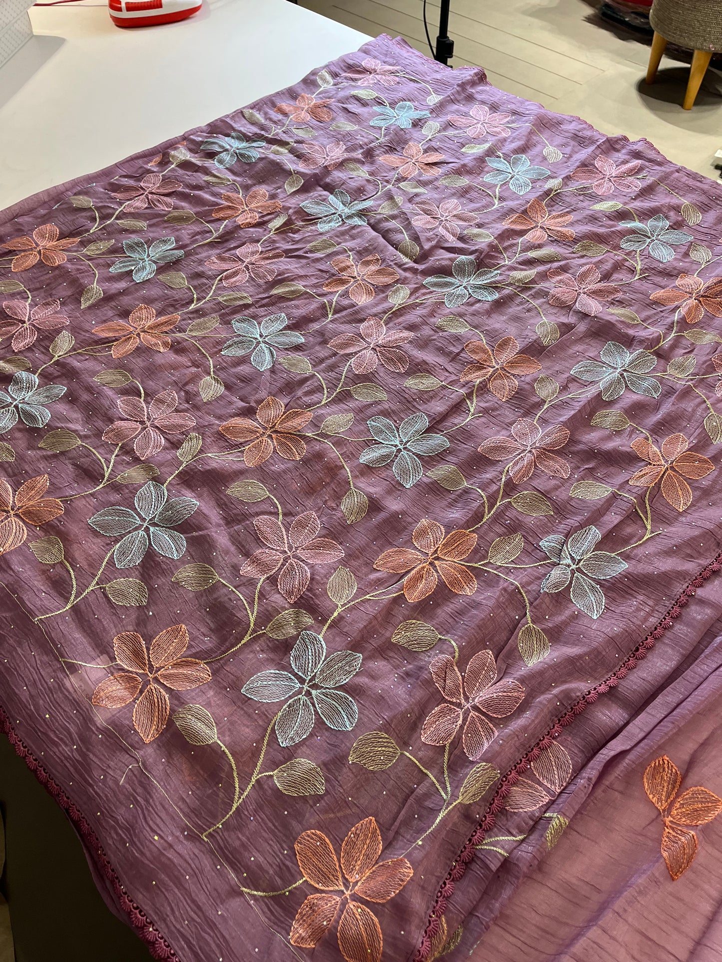 Soft Organza Saree-F4