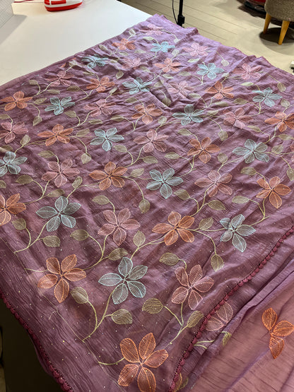 Soft Organza Saree-F4