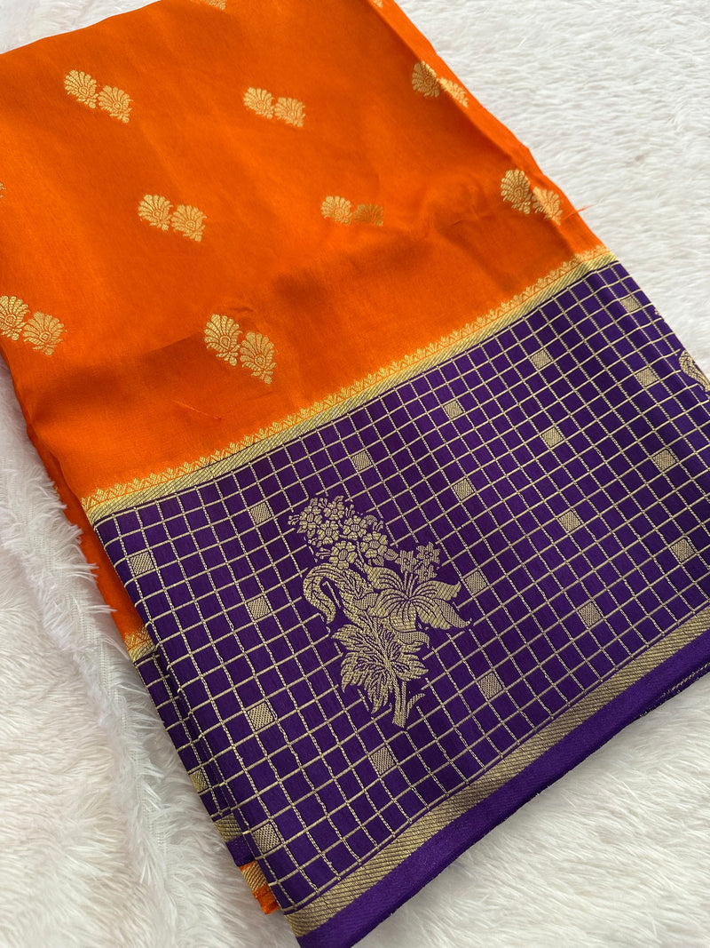 Banarsi Viscose Fancy Saree-JU11
