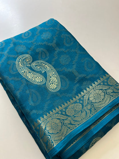 Tussar fancy saree