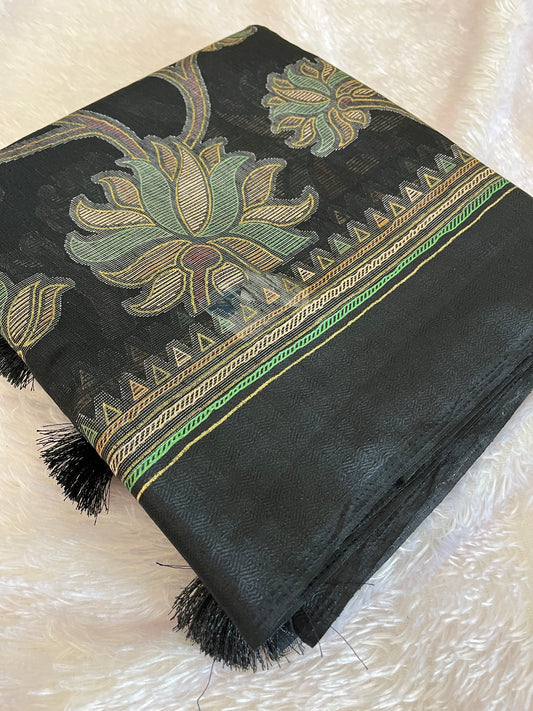 Linen chiffon