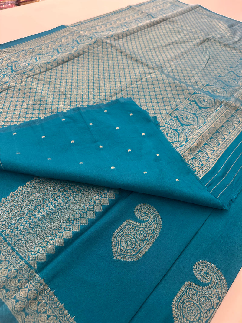 Banarsi Crape Fancy 🌹-AU6