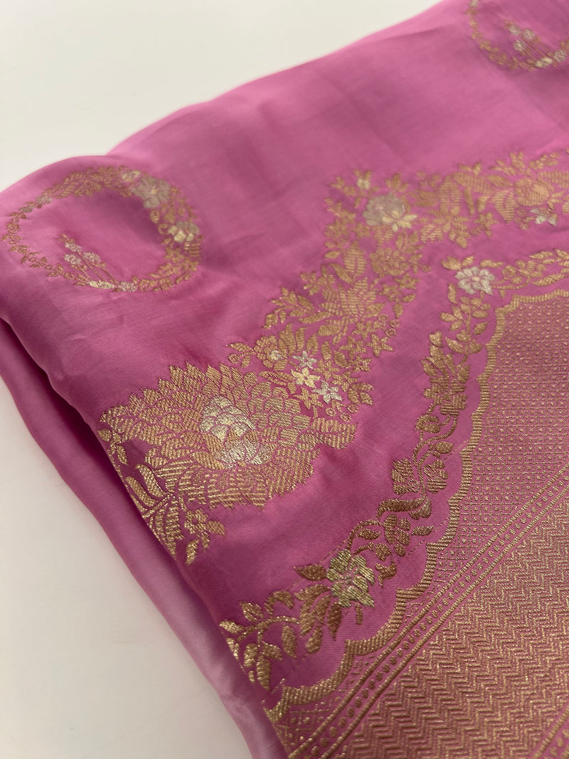 Satin Crepe Banarsi Designer -JU29