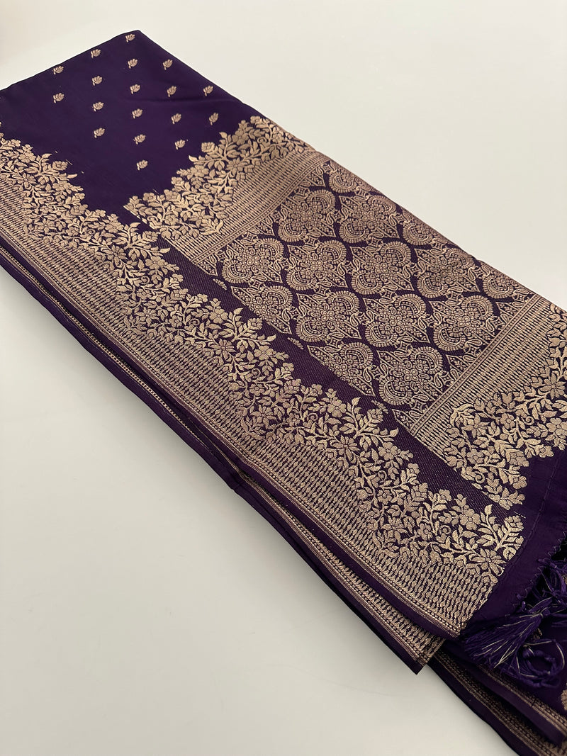 Venkatagiri fancy soft Linen Cotton sarees with self blouse and fancy Border and Butties all over 🌹-AU9