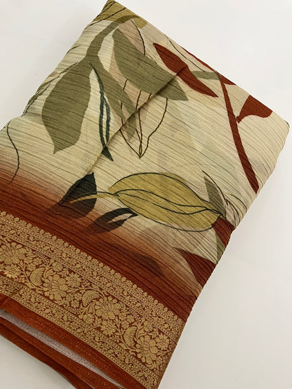 131 ✨✨PREMIUM DIGITAL PRINT. CHANDERI SILK✨✨