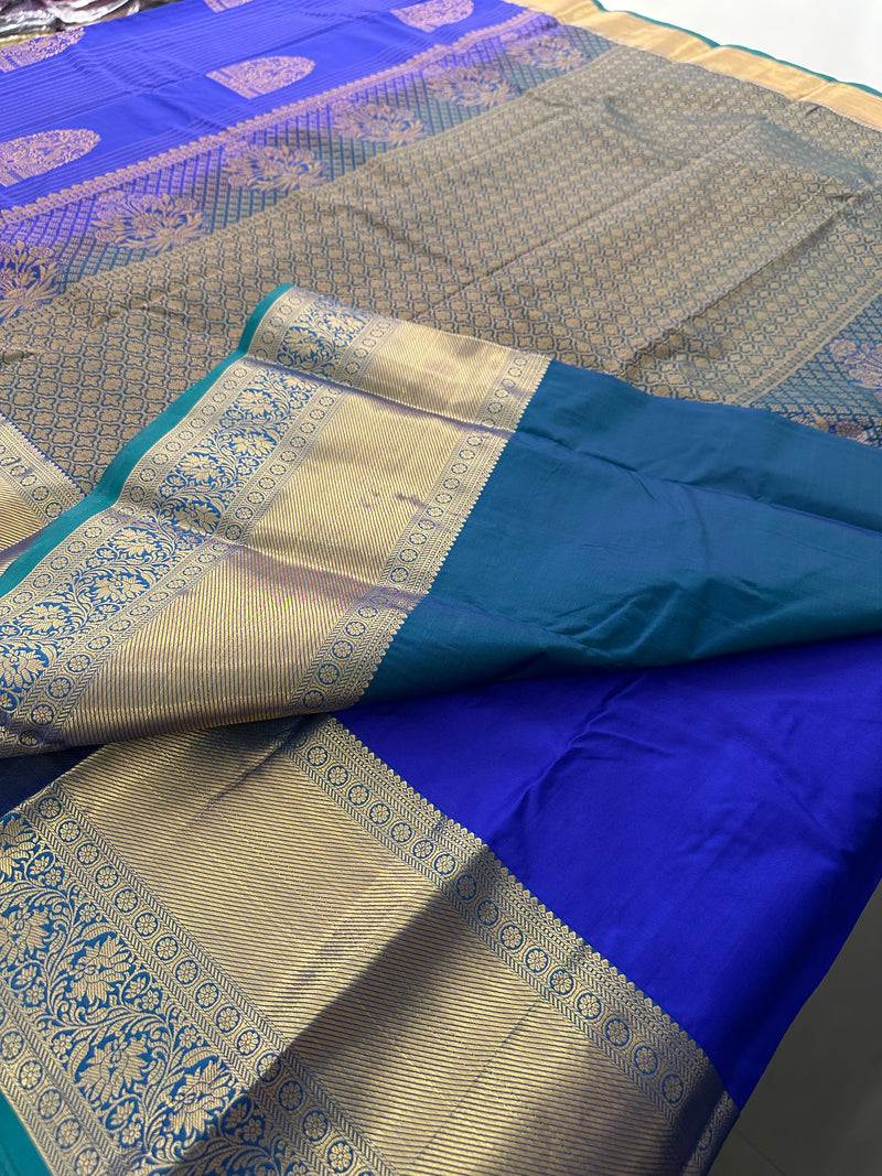 Semi Kanchi Silk Saree-J22